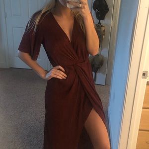 Dark Red Mystery Dress